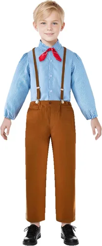 Vista 6 de Pioneer - Disfraz de aldeano para niños, disfraz de cosplay de Halloween para niños