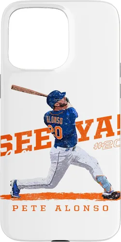 Vista 31 de Funda para iPhone 16 See Ya! Pete Alonso New York MLBPA