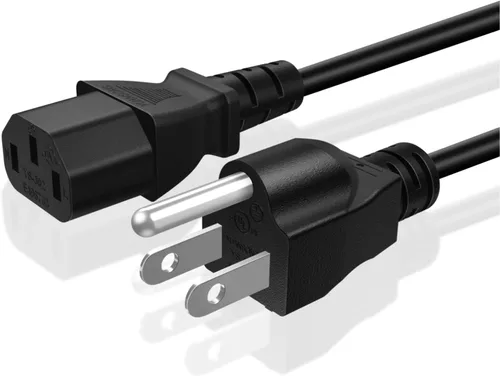 Vista 7 de Cable de alimentación universal TNP - NEMA 5-15P a IEC320C13, cable de alimentación, enchufe conector, negro, CBL_SJT18_3P_C13_3F 18 Awg