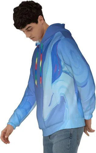 Vista 4 de Sudadera con capucha para hombre, sudaderas de moda con capucha para adolescentes, hombres y jóvenes