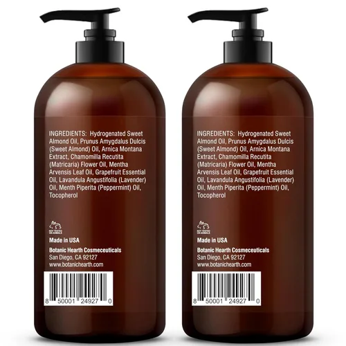 Vista 6 de Botanic Hearth Aceite de masaje Soremuscle - 8 onzas líquidas, paquete de 2