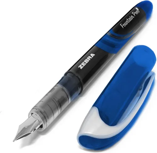 Vista 6 de Zebra Fuente - Pluma estilográfica desechable, una de cada tinta de colores, paquete de 7