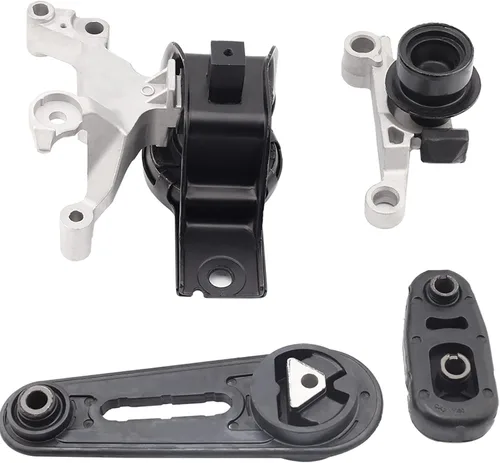 Vista 8 de Soporte de motor compatible con 2001-2005 Civic 1.7L Motor Transmisión Automática, OE A6588 A6591 A6595 A4511 Juego de 4