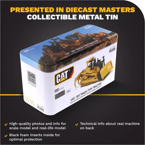 Vista 6 de Diecast Masters Caterpillar D9T Tipo de pista Tractor Serie HO Vehículo