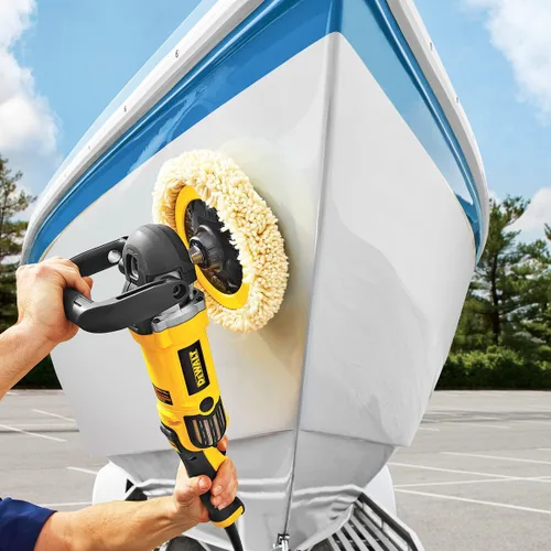 Vista 6 de DeWalt DWP849X 7-9 pulgadas Pulidora de velocidad variable con arranque suave