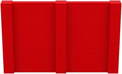 Vista 120 de EverBlock Kit de pared de 5 x 4 pies Bloques de construcción modulares Sistema de pared para edificios, pantallas y estructuras Divisor