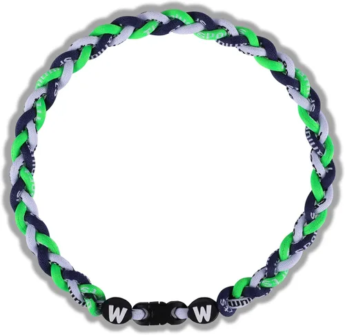 Vista 12 de Willtok Collar de béisbol prémium de 18 pulgadas con cuerda trenzada de nailon con diseño Tornado