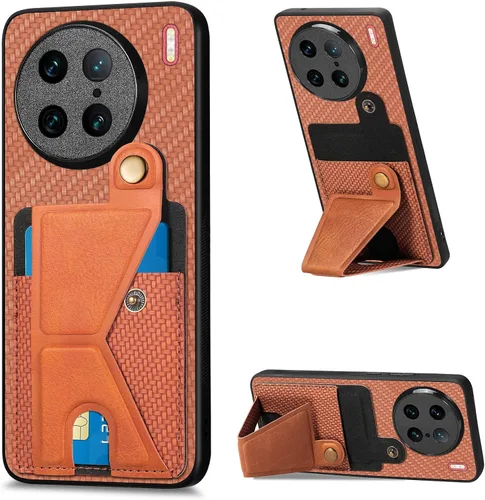 Vista 17 de Funda para Oppo K10x / OnePlus Nord CE 2 Lite 5G Funda para Realme 9 5G / 9 Pro / Q5 / V25 Funda de piel sintética con ranuras para tarjetas