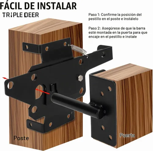 Vista 5 de Hardware automático de la puerta del montaje del poste resistente