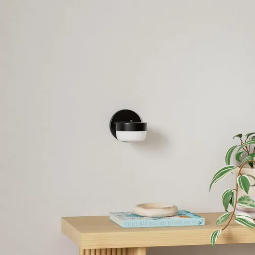 Vista 2 de TIERONE Moderno paquete de luz LED de seguridad con fotocélula del atardecer al amanecer, aplique de pared al aire libre para patio, porche
