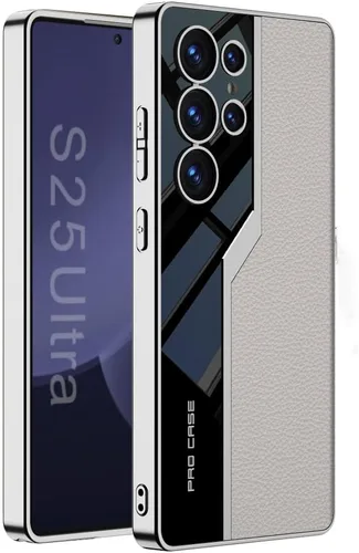 Vista 21 de Lunivop Para Samsung Galaxy S24 Ultra Funda TPU Marco y Volver PU Cubierta de cuero Funda de silicona delgada para S 24 Ultra 6.8 '' 5G 2024 a