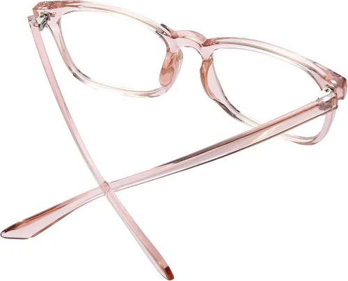 Vista 48 de Onrtry Gafas sin receta para hombres y mujeres, lentes transparentes cuadradas