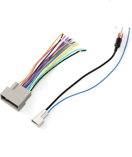 Vista 6 de RED WOLF Arnés de radio de coche con adaptador de antena para Honda Civic 2012-2015, para 2013-2020 Acura ILX Instalar unidad principal de radio