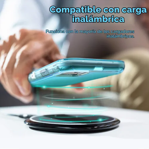Vista 6 de ORIbox Funda compatible con iPhone 11, resistente a los golpes, anticaídas, transparente