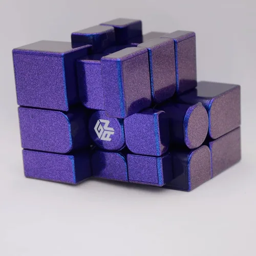 Vista 9 de Bukefuno GAN Mirror M UV 3x3 Speed Cube 2022 Rompecabezas magnético cubos de color morado (versión UV)