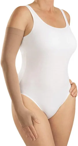 Vista 9 de mediven Harmony Manga de compresión combinada para linfedema y guante con banda de silicona 20-30 mmHg