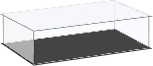 Vista 8 de MECCANIXITY Caja de exhibición acrílica Caja de almacenamiento de plástico Caja cúbica transparente pequeña Montaje a prueba de polvo Vitrina