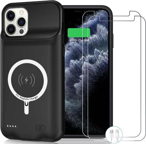 Vista 16 de Funda de batería para iPhone 8/7/6S/6/SE 2020/SE 3, 10000mAh Funda protectora de carga portátil recargable compatible con iPhone 8/7/6S/6/SE 2020/SE