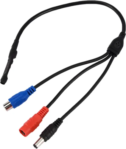Vista 5 de SaferCCTV Dispositivo de micrófono de audio de alta sensibilidad, kit de captación de voz de sonido para cámaras de seguridad de vigilancia CCTV