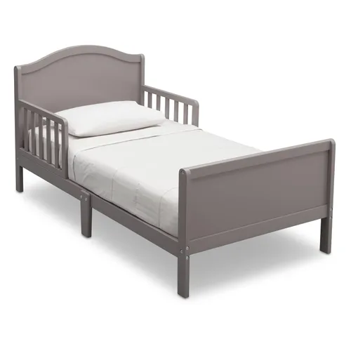 Vista 7 de Delta Children Bennett Wood - Cama para niños pequeños, certificado Greenguard Gold, blanco Bianca