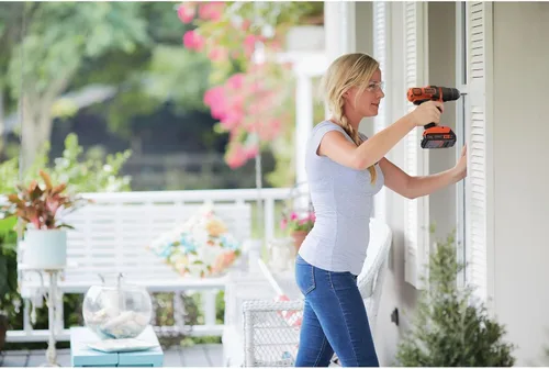 Vista 9 de [Usado] Black & Decker LDX120C taladro/propulsor por iones de litio sin cable 20-volt MÁX.