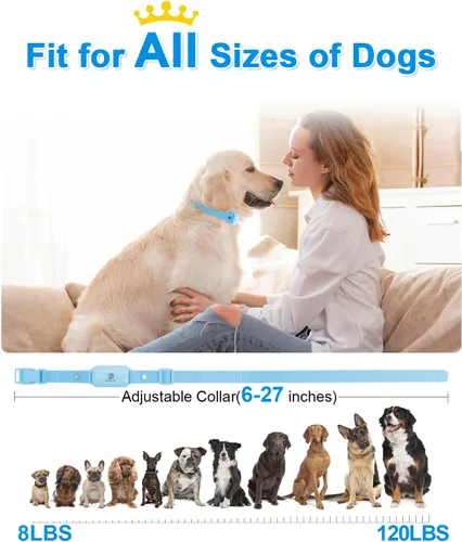 Vista 5 de Bousnic Collar de Choque para Perros - Collar de Entrenamiento Eléctrico para Perros, Impermeable, Recargable con Control Remoto para Perros