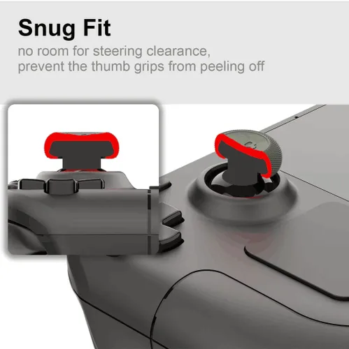 Vista 8 de Skull & Co. Skin, CQC and FPS Thumb Grip Set Joystick Cap Analog Stick Cap for Nintendo Switch Pro Controller & PS5 PS4 SlimPro Controller- OD