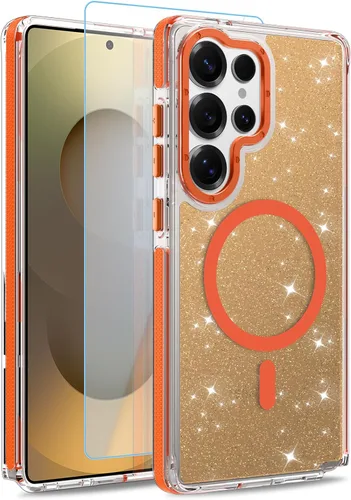 Vista 235 de Funda magnética para Google Pixel 10 Pro XL [compatible con Magsafe] [bonito diseño fluorescente de moda] a prueba de golpes, delgada, translúcida