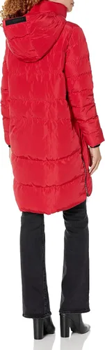 Vista 2 de Karl Lagerfeld Paris Chaqueta con capucha de punto para mujer