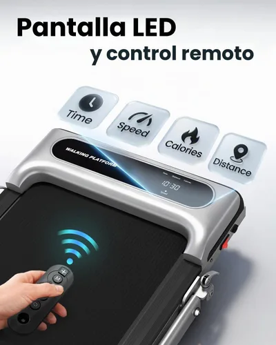 Vista 6 de Yagud Walking Pad, Walking Pad Treadmill for Home Office, Portable Under Desk Treadmill with Remote Control and LED Display, Walking Jogging Running