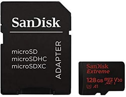 Vista 9 de SanDisk Tarjeta microSDXC UHS-I de 256 GB extrema con adaptador - SDSQXAO-256G-GN6MA
