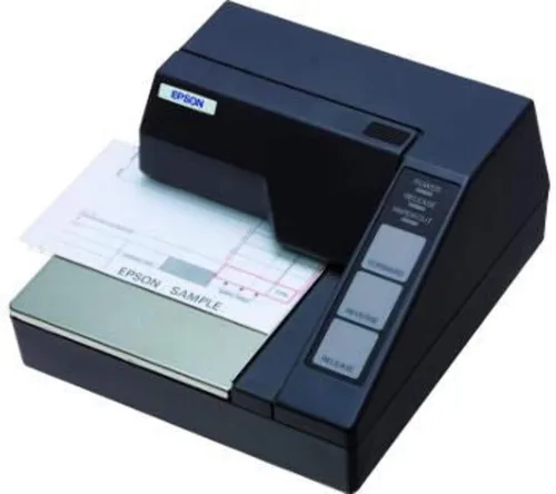 Vista 3 de Epson TM-U295-292 Impresora de Matriz de Punto Resbalón Serial Gris Oscuro (Sin Cable y Fuente de Alimentación) C31C163292
