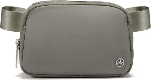 Vista 13 de Bolsa de Cinturón Pander para Mujeres, Riñoneras de Moda, Bolsas Cruzadas, Bolsa de Cinturón con Correa Ajustable, Negro, Talla única, Sólido