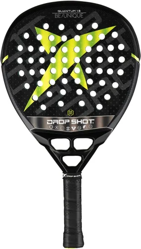 Vista 2 de Drop Shot DP304020 Pala de pádel BE Línea Única [Quantum 1.0] Formato Diamante Grosor 1.5 pulgadas (1.496 in) 24K Rectángulo Cara Carbono
