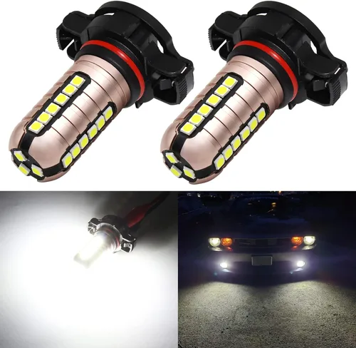 Vista 7 de PHINLION Bombillas LED antiniebla H11, súper brillantes 3030 27-SMD H8 H16 Bombilla LED de repuesto para luces DRL o antiniebla, 6000K blanco xenón