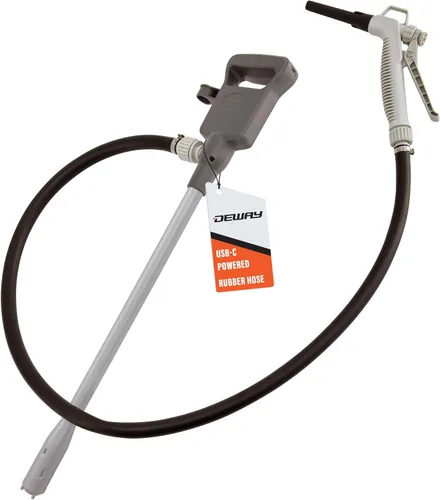 Vista 10 de Bomba de transferencia de combustible automática DEWAY con parada automática y pitido, potente alimentación por batería AA con opción