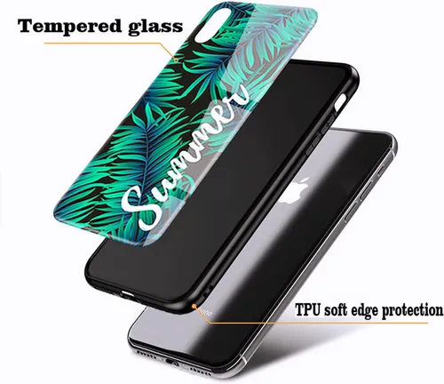 Vista 4 de Funda de vidrio templado con foto personalizada para Samsung Galaxy S9 S10 S20 S21 S22 Plus Ultra Note 10 20, imagen personalizada 9H parte trasera