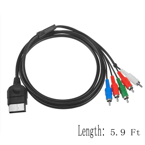 Vista 2 de OBTANIM Cable de audio y vídeo AV de alta definición para Xbox de 5.9 pies