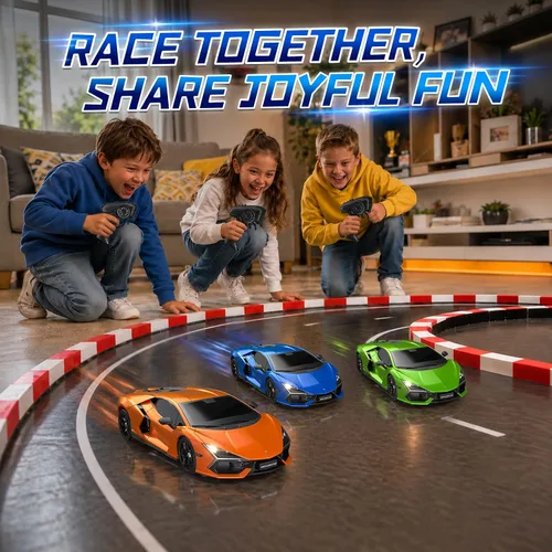 Vista 7 de 1:24 Lamborghini REVUELTO Control remoto Coche RC Drift Car Azul