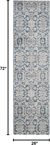 Vista 2 de SAFAVIEH Sofia Collection SOF381C - Alfombra vintage oriental, envejecida, no desprende pelusa, para sala de estar, entrada, vestíbulo, pasillo