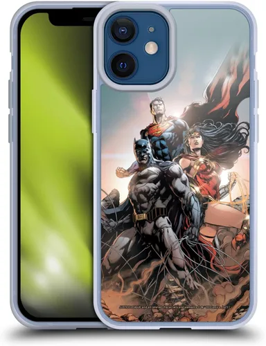 Vista 192 de Head Case Designs Funda de gel con licencia oficial de la Liga de la Justicia DC Comics #10 Darkseid War Comic Book Cover