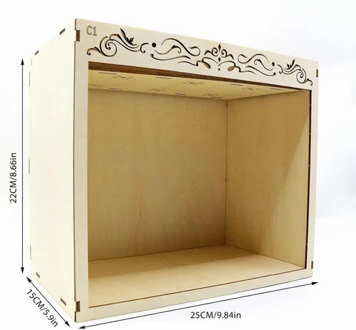 Vista 2 de Kit de Rincón de Libros, Sujetalibros Simple Booknook, Kit de Casa de Muñecas en Miniatura para Principiantes, Modelo de Rompecabezas 3D DIY con Luz