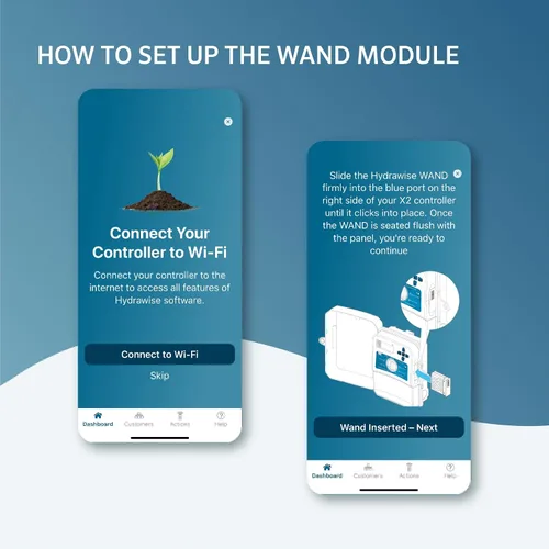 Vista 4 de Módulo WiFi inteligente Hunter Wand para controlador de rociadores X2, aplicación Hydrawise, programación remota, WiFi de 2.4 GHz, compatible