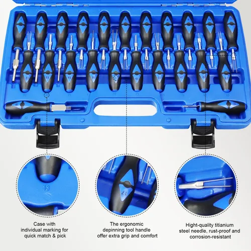 Vista 5 de YSTOOL Kit de liberación de terminales 23PCS Azul