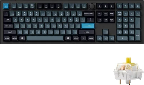 Vista 13 de Keychron Q6 Pro Teclado Mecánico Personalizado Completo de Aluminio QMK/VIA con Botón Programable Bluetooth, Teclado de Tamaño Completo KSA