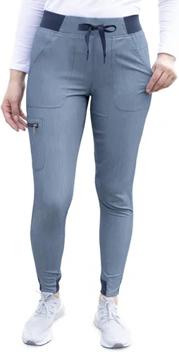 Vista 20 de Adar Pro Scrubs para mujeres - Pantalones de uniforme médico tipo jogger de yoga supremos Manzana