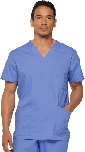 Vista 10 de Dickies EDS Signature - Camiseta médica para hombre, cuello en V Negro