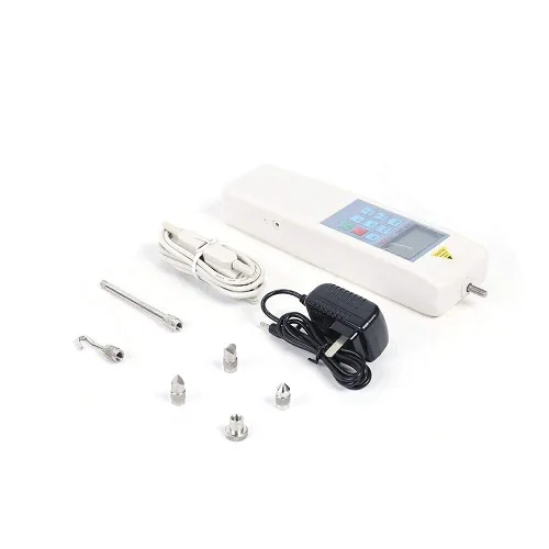 Vista 7 de Medidor de fuerza digital HF-1K Medidor de fuerza Push Pull Medidor Probador 3 unidades de medición N Kg Lb con sensor interno y sensor de celda
