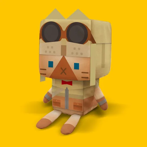 Vista 2 de Capcom Monster Hunter: Palico 40 Aniversario Voxenación Peluche