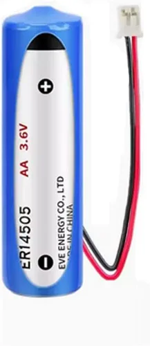Vista 3 de 10pcs ER14505 batería de litio AA batería 3.6 voltios AA batería de litio 2700mAh con conector 2.0